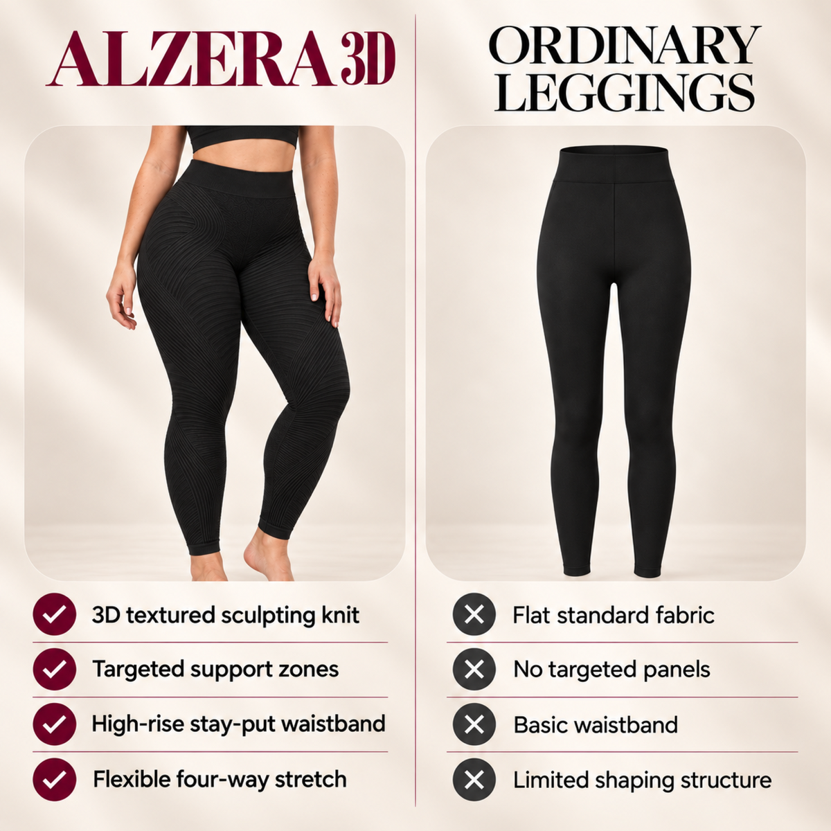 ALZERA™ Leggings moldeadores 3D